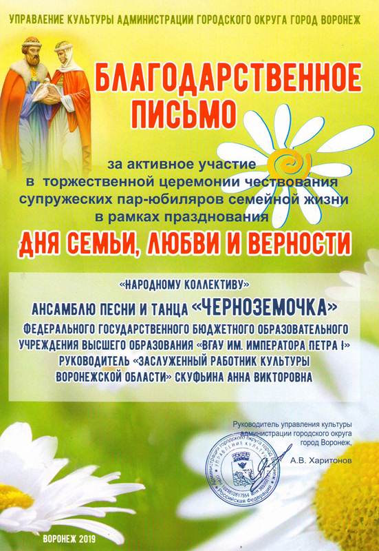 Верность воронеж. Соломахина Воронеж Черноземочка